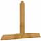 Ekena Millwork Portland Rough Sawn Timber Gable Bracket, Western Red Cedar, 48"W x 32"H x 2"D x 4"F, 16/12 Pitch GBW048X32X0204POR00RWR - alternate 3